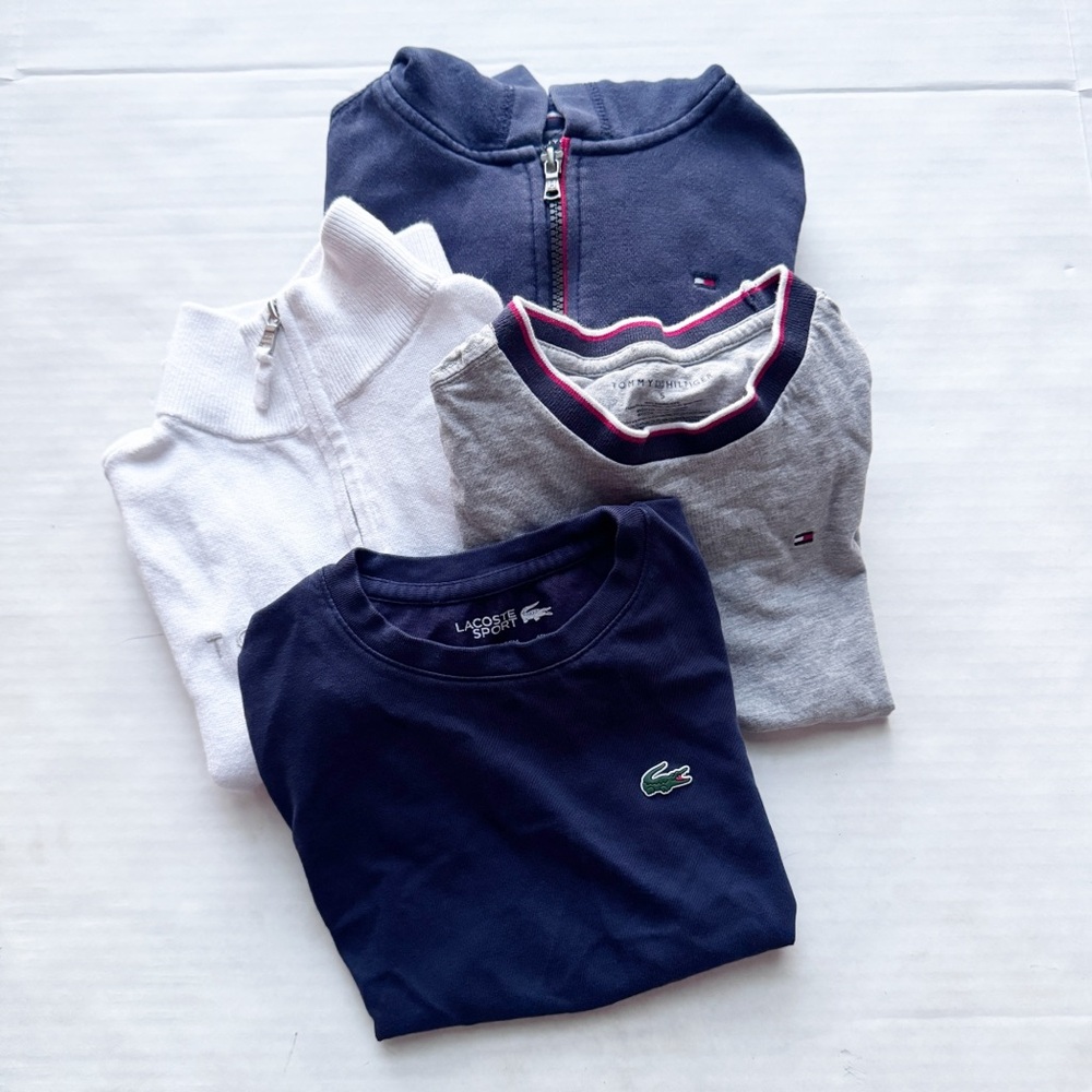 Lacoste Boy’s Ultra Dry Sports T-shirt and
Tommy Hilfiger T-Shirt in Grey - Picture 16 of 16